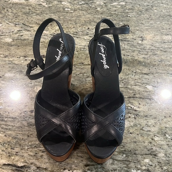 Free People Rendezvous Platform Sandal Clogs Size 41 - Picture 2 of 5